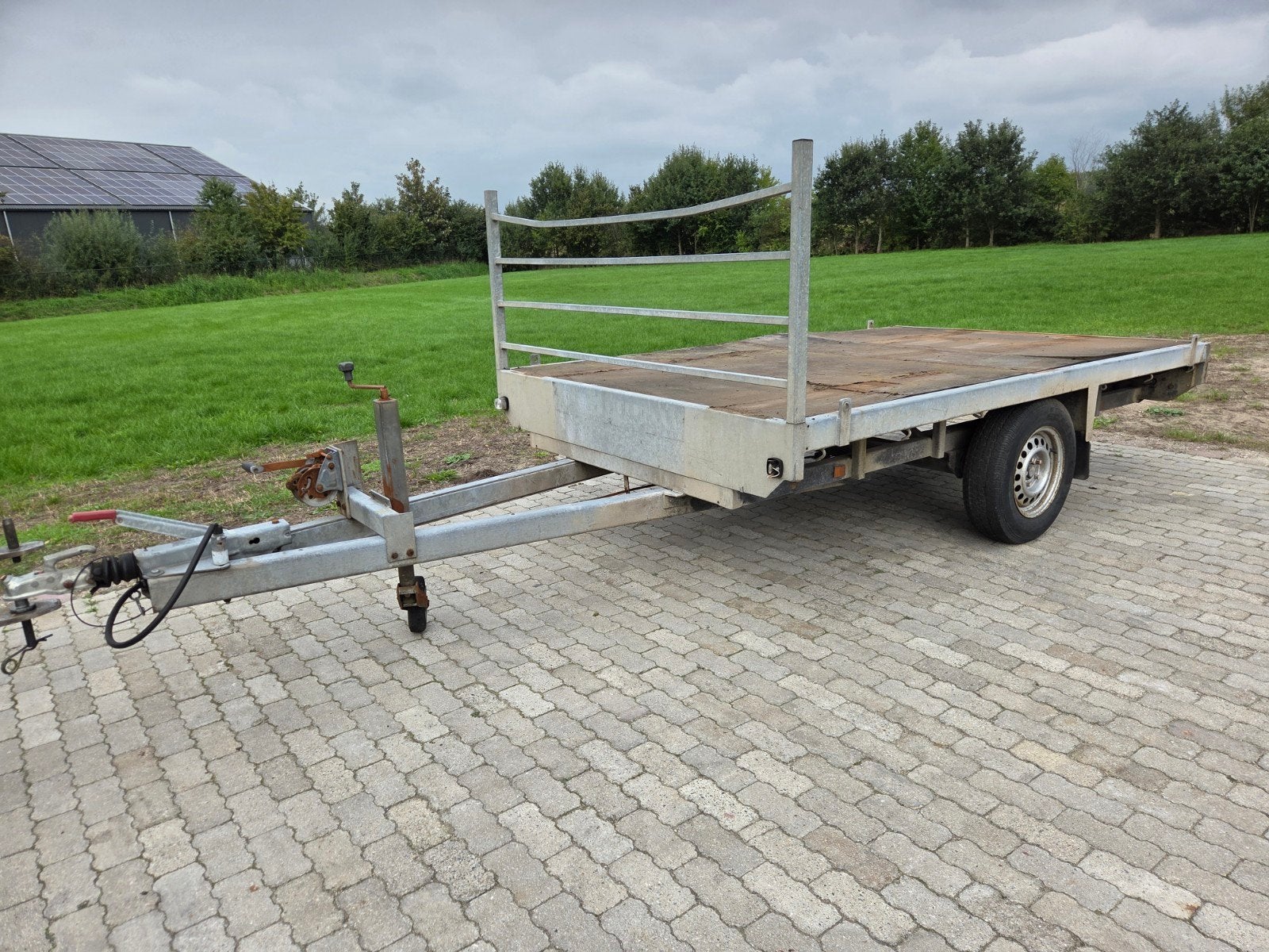 1300kg oosterwijk aanhanger 305x190cm aanhangwagen, 100 liter of meer, Ophalen, Gebruikt, Transportkar