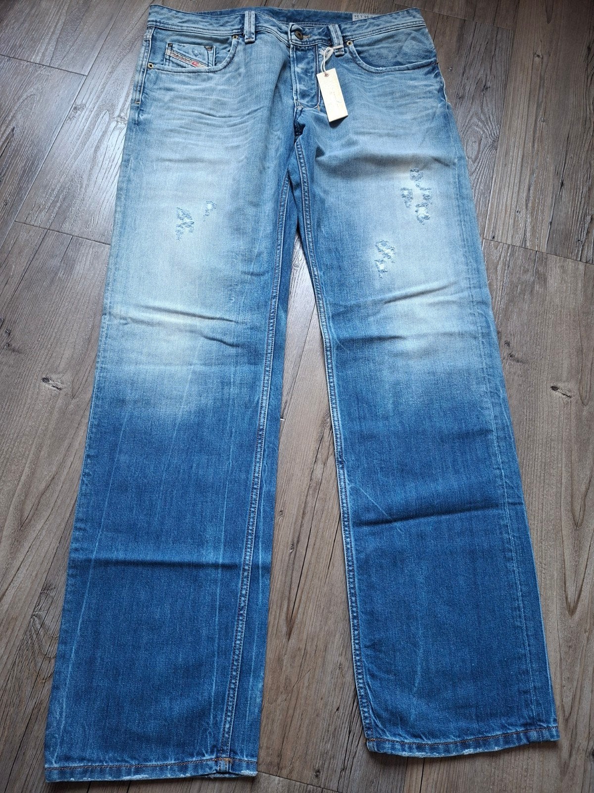 DIESEL Larkee regular fit jeans W36 L34, W36 - W38 (confectie 52/54), Diesel, Blauw, Nieuw