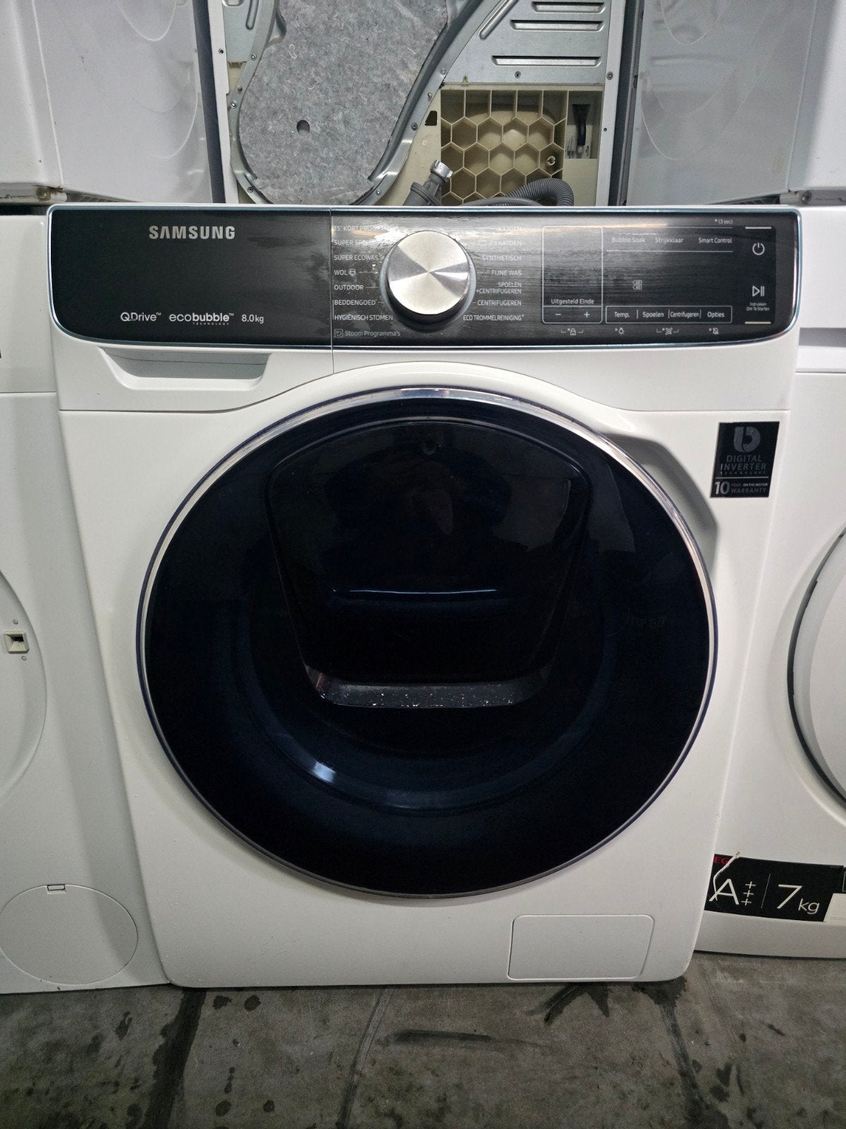 Prachtige ruime Samsung EcoBubble wasmachine! Garantie!🚚✅️, 8 tot 10 kg, Ophalen of Verzenden, Samsung, 85 tot 90 cm