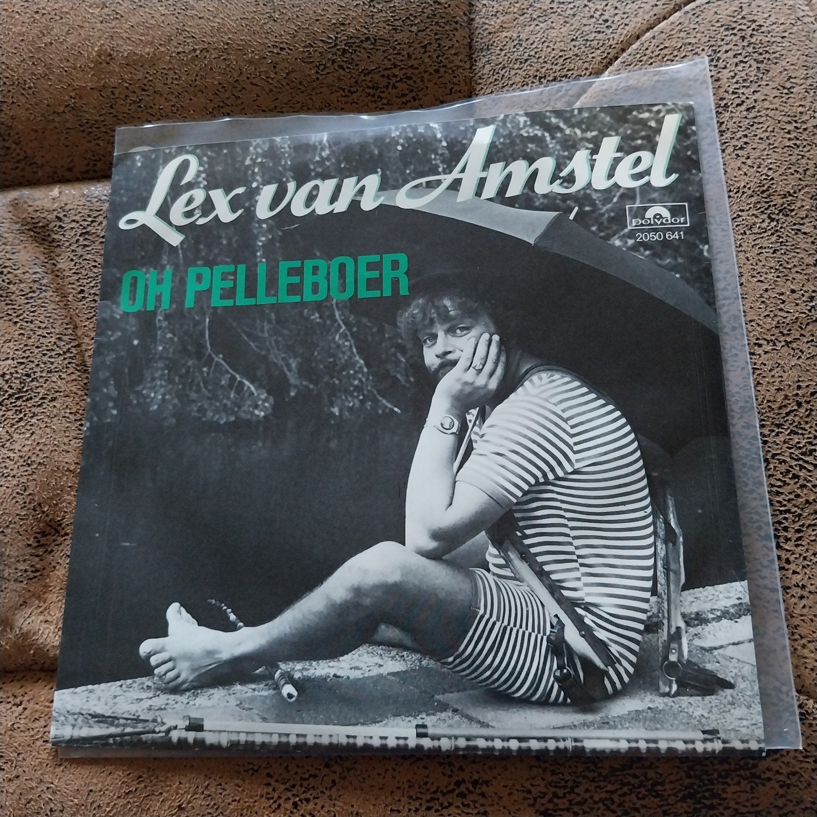 Lex van Amstel - Oh Pelleboer / De Kleine Wereld (Single), Gebruikt, Fotohoes, 7 inch, Ophalen of Verzenden