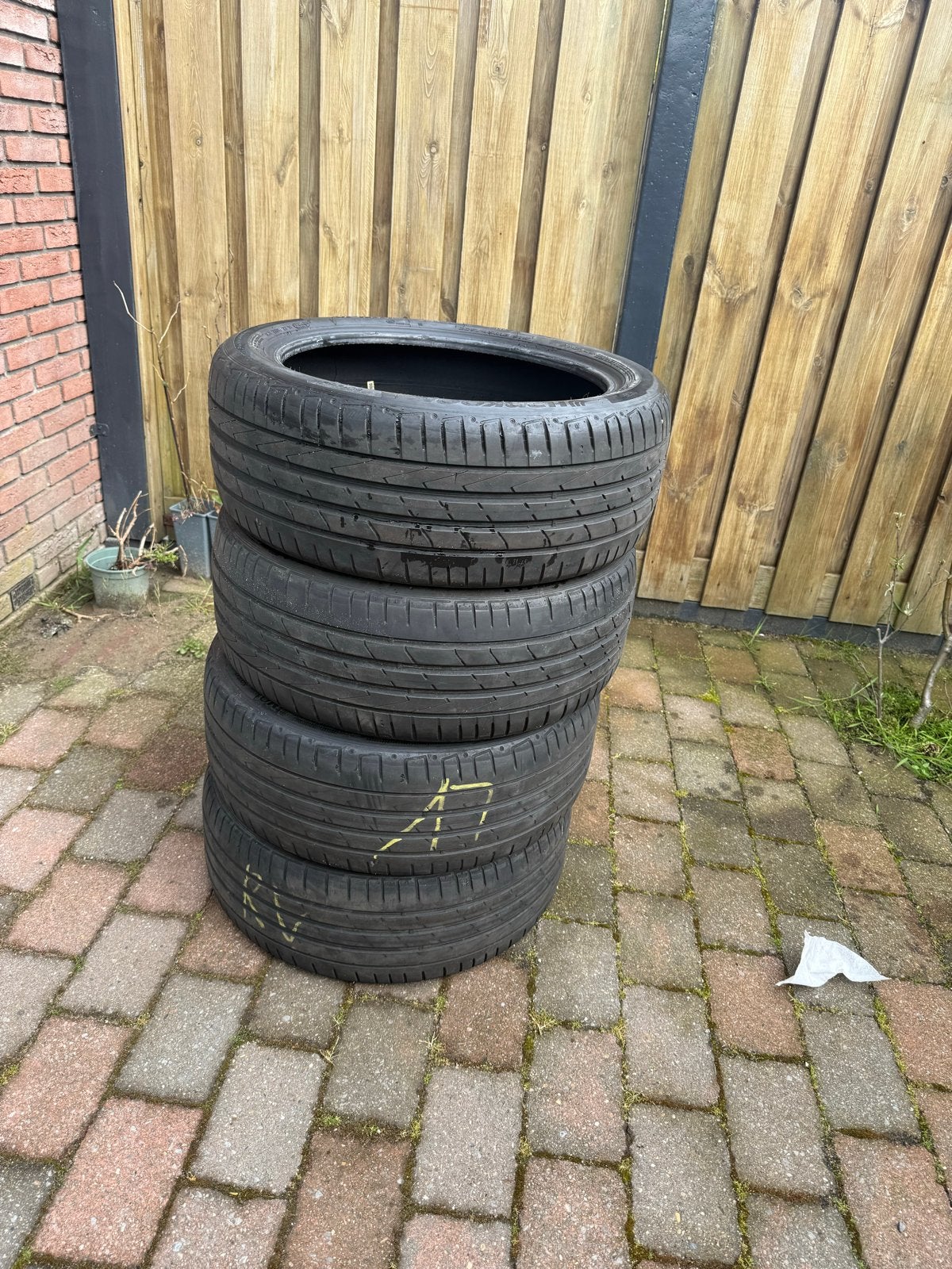 Hankook ventus MO Gebruikte zomerbanden 225/45/18, Auto-onderdelen, Banden en Velgen, Ophalen, 18 inch, Gebruikt, Band(en)