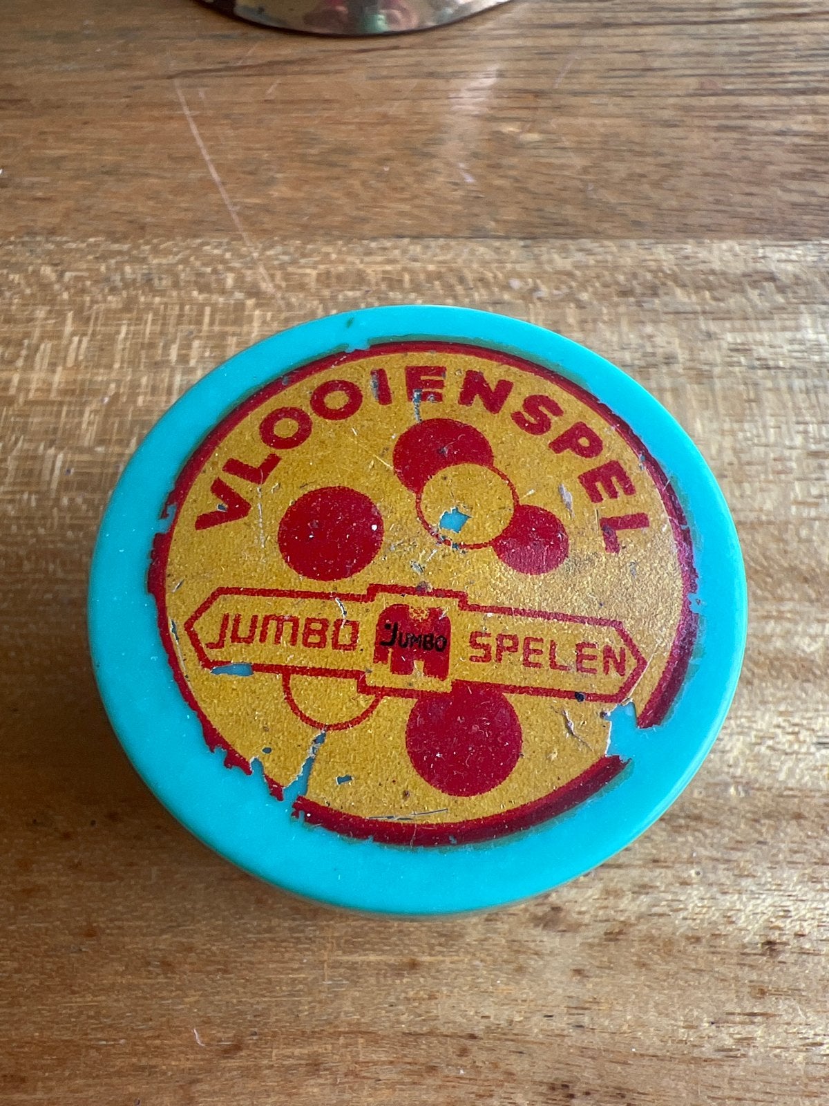 Vintage Jumbo Vlooienspel - Klassiek Reisspel, Een of twee spelers, Ophalen of Verzenden, Gebruikt, Reisspel