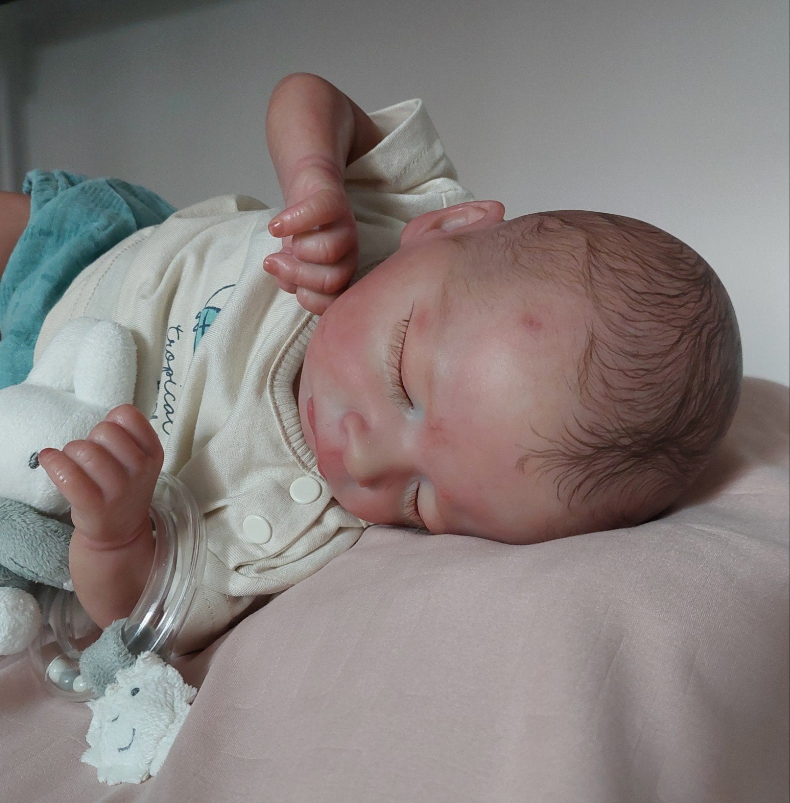 reborn pop, Verzamelen, Poppen, Ophalen of Verzenden, Zo goed als nieuw, Pop