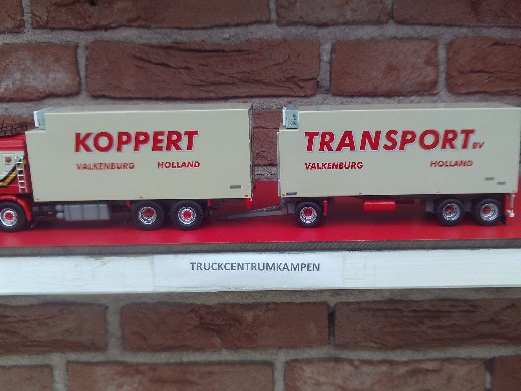 Tekno   Scania   143   Topline   van   Koppert., Ophalen of Verzenden, Nieuw, Bus of Vrachtwagen, Tekno