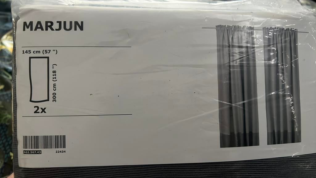 Gordijnen Marjun IKEA (nieuw ), 100 tot 150 cm, 200 cm of meer, Nieuw, Ophalen of Verzenden