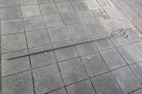 Tuinkrabber - Tuinhaak - Sloothaak - Lengte 175cm, Ophalen, Zo goed als nieuw, Hark