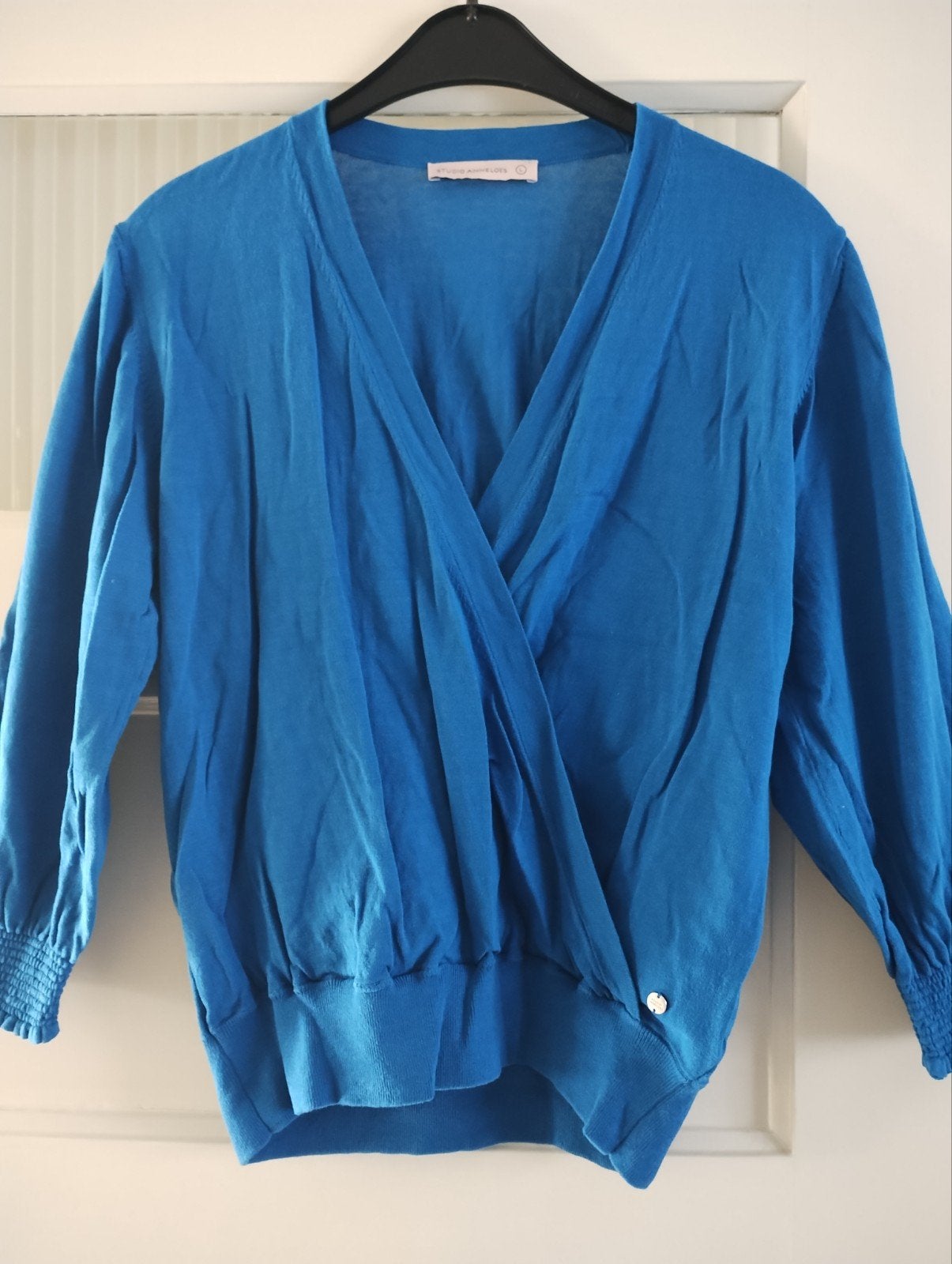 Katoenen trui van Studio Anneloes, maat L., Kleding | Dames, Maat 38/40 (M), Studio Anneloes, Blauw, Ophalen of Verzenden