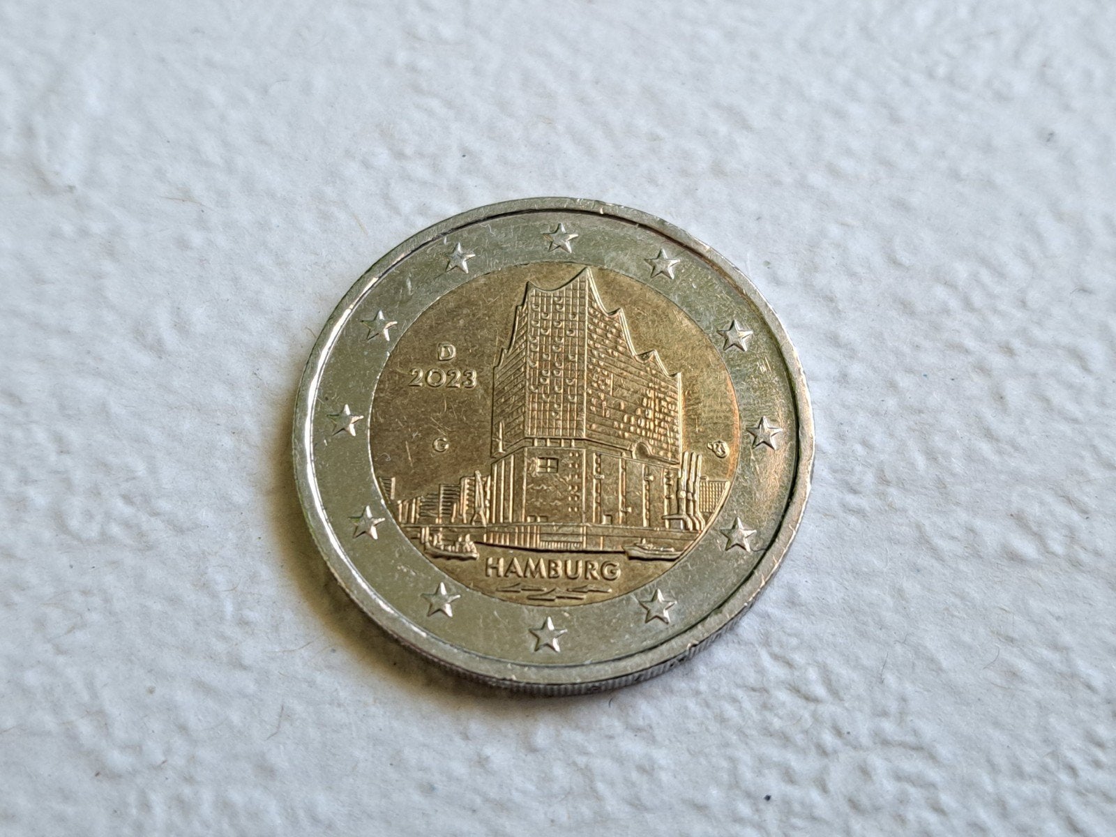 2 euro cc Duitsland Hamburg Elbe Philharmonie 2023 (G), Ophalen of Verzenden, Duitsland, 2 euro