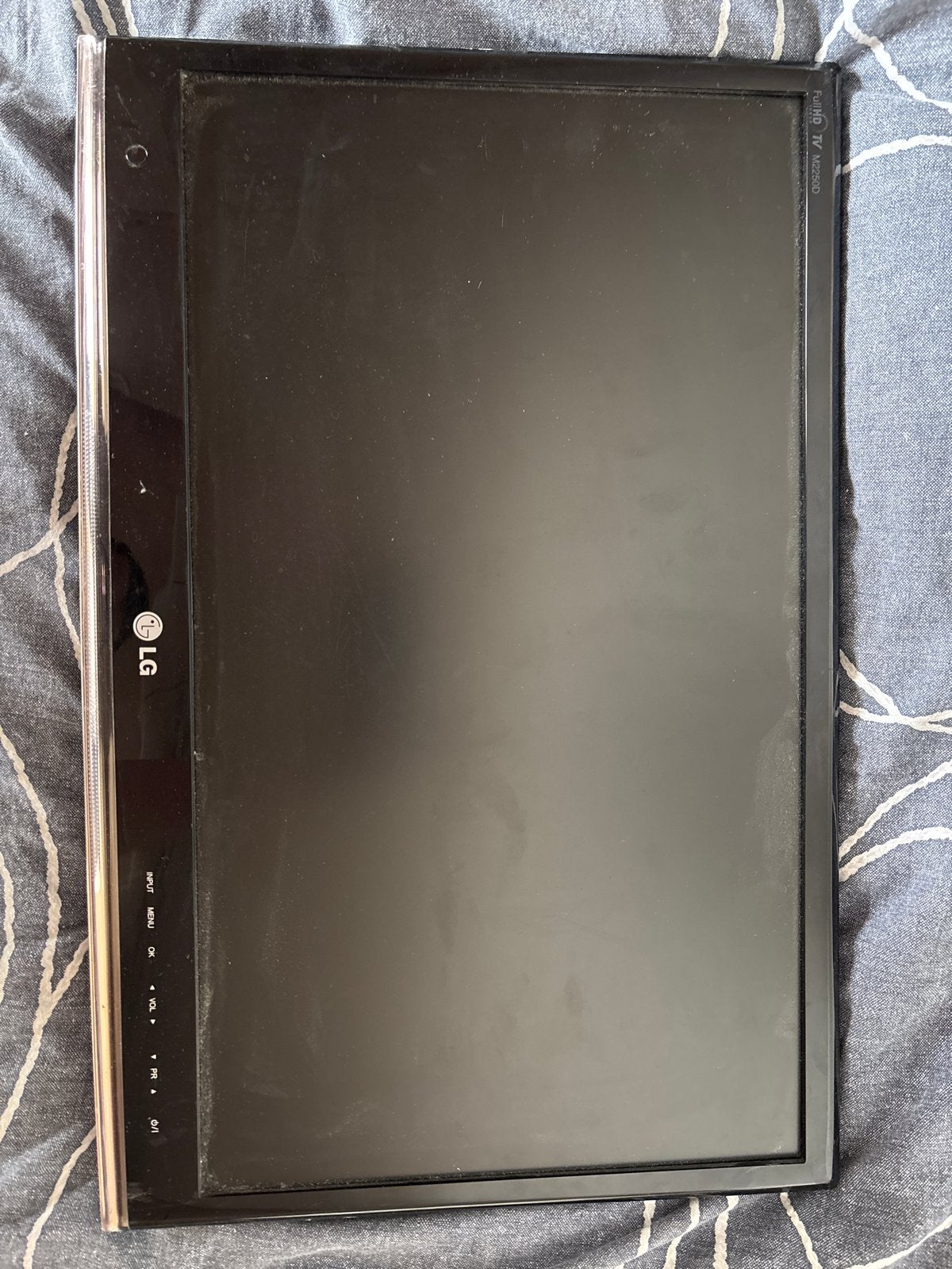 LG Full HD TV M2262D - 22 inch LCD TV, Ophalen, Gebruikt, 50 Hz, LCD