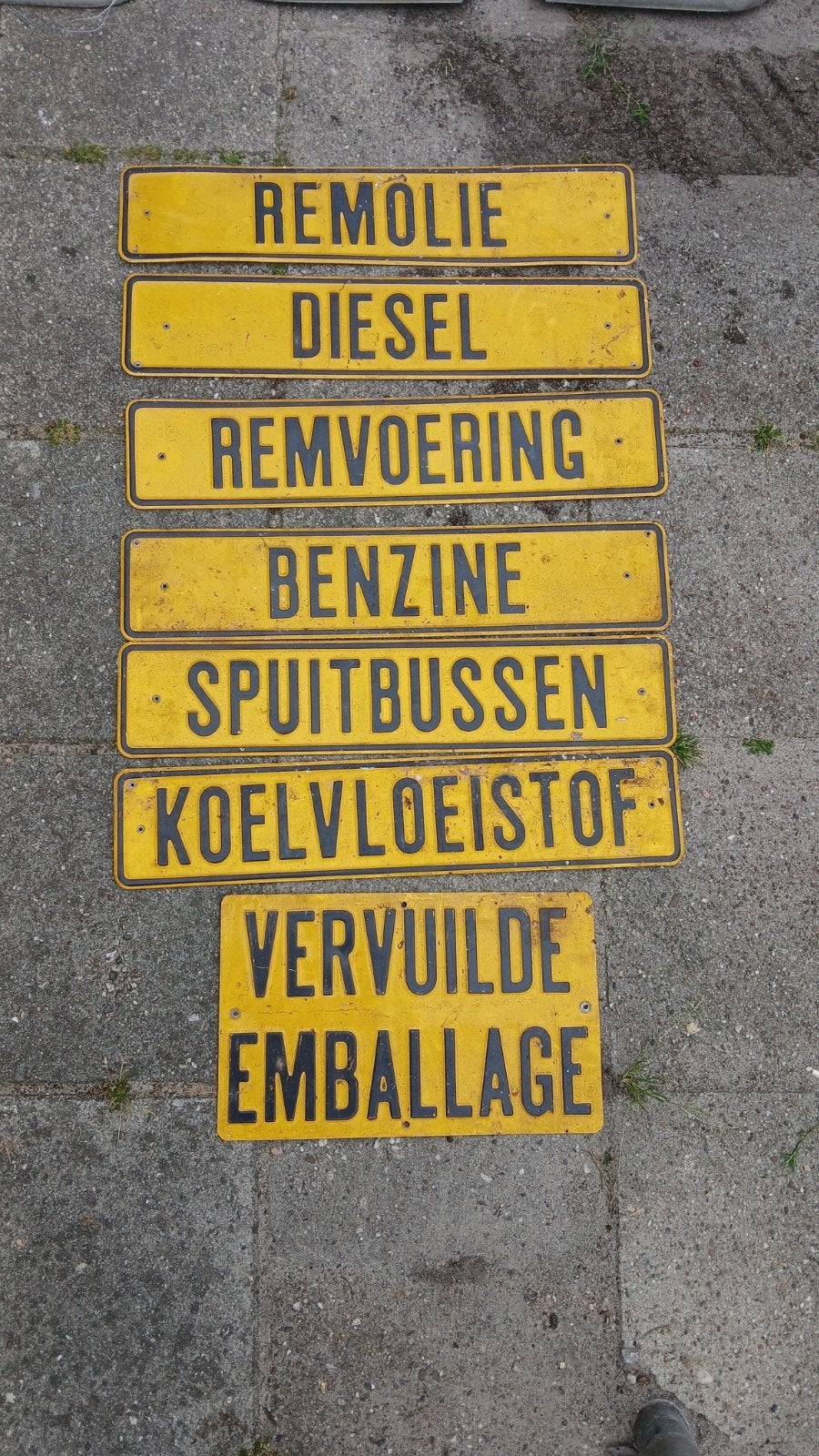 Leuke borden voor in de mancave of werkplaats., Verzamelen, Merken en Reclamevoorwerpen, Ophalen of Verzenden, Reclamebord