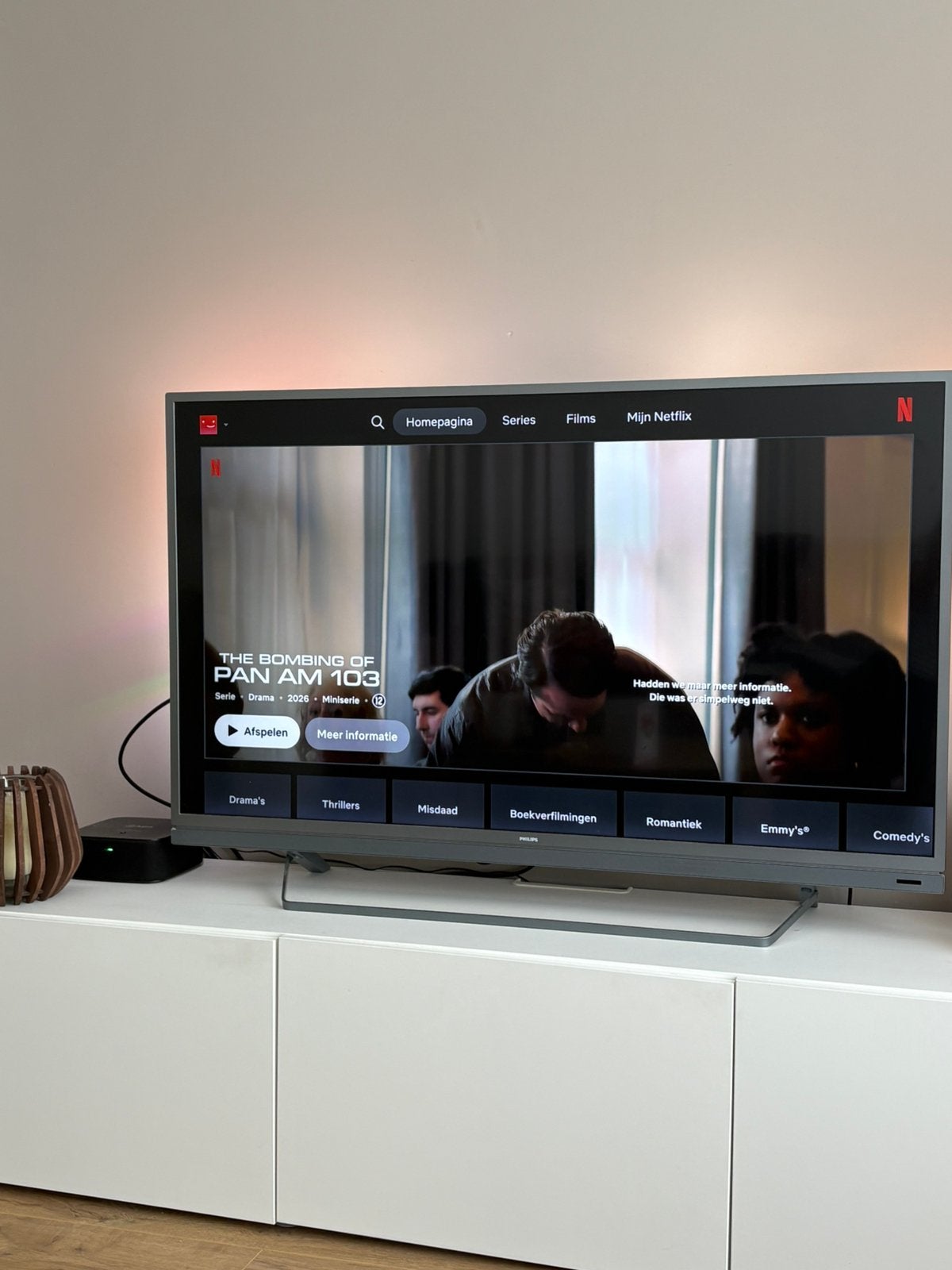 Philips tv te koop, Audio, Tv en Foto, Televisies, Ophalen, Philips, 100 Hz, 100 cm of meer