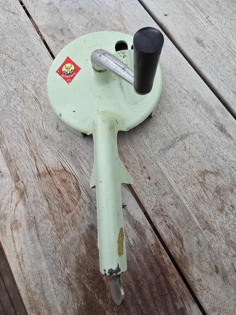Vintage PeDe Bonensnijder – Pastelgroen – Jaren 50/60, Ophalen of Verzenden