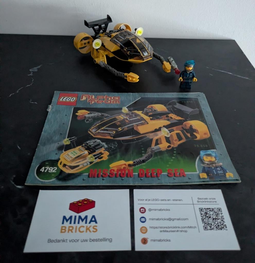 Lego Alpha Team 4792 Zee Navigator, Lego, Lego, Ophalen of Verzenden, Zo goed als nieuw