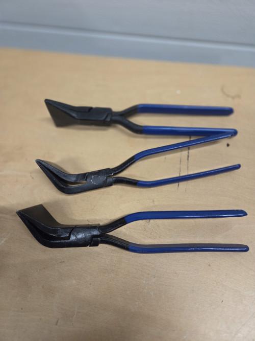 zettangen drie stuks plaatbuigtang, Ophalen of Verzenden, 'T Olde Gre-j, Info@toldegrej.nl, Endepoelstraat 20f Didam