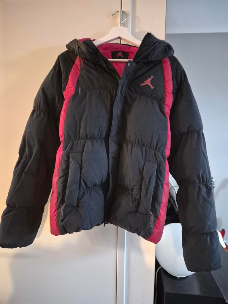 Nike Jordan winterjas XS voor mannen met binnenzak, Nike Jordan, Zwart, Ophalen of Verzenden, Gedragen