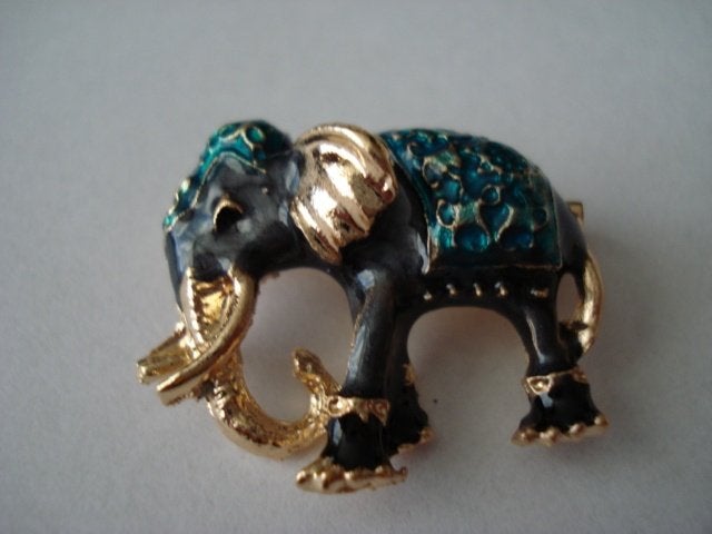Olifant broche, Sieraden, Tassen en Uiterlijk, Broches, Overige materialen, Overige kleuren, Minder dan 4 cm, Nieuw