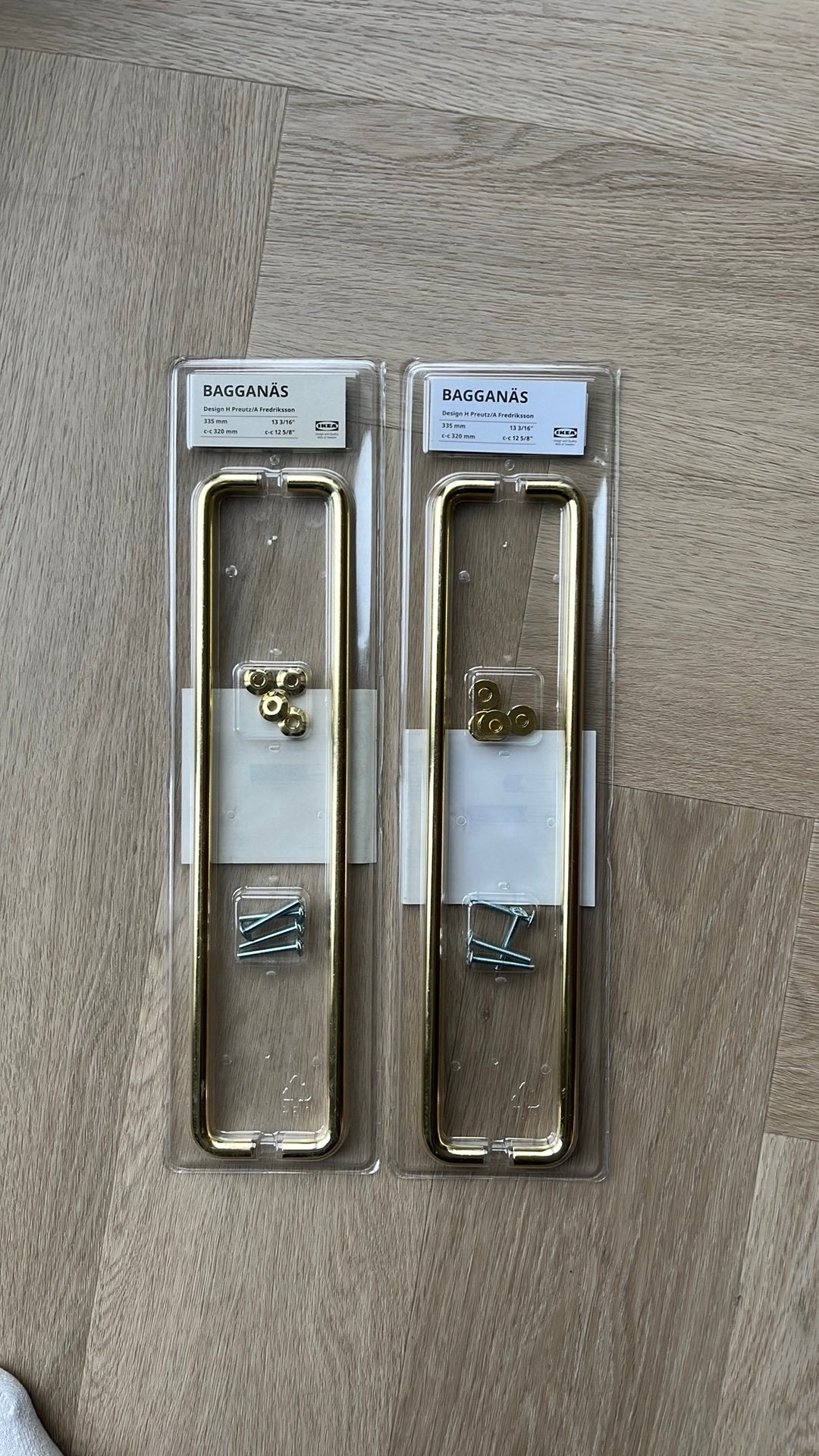 2x handvaten bagganas ikea, Ophalen, Zo goed als nieuw