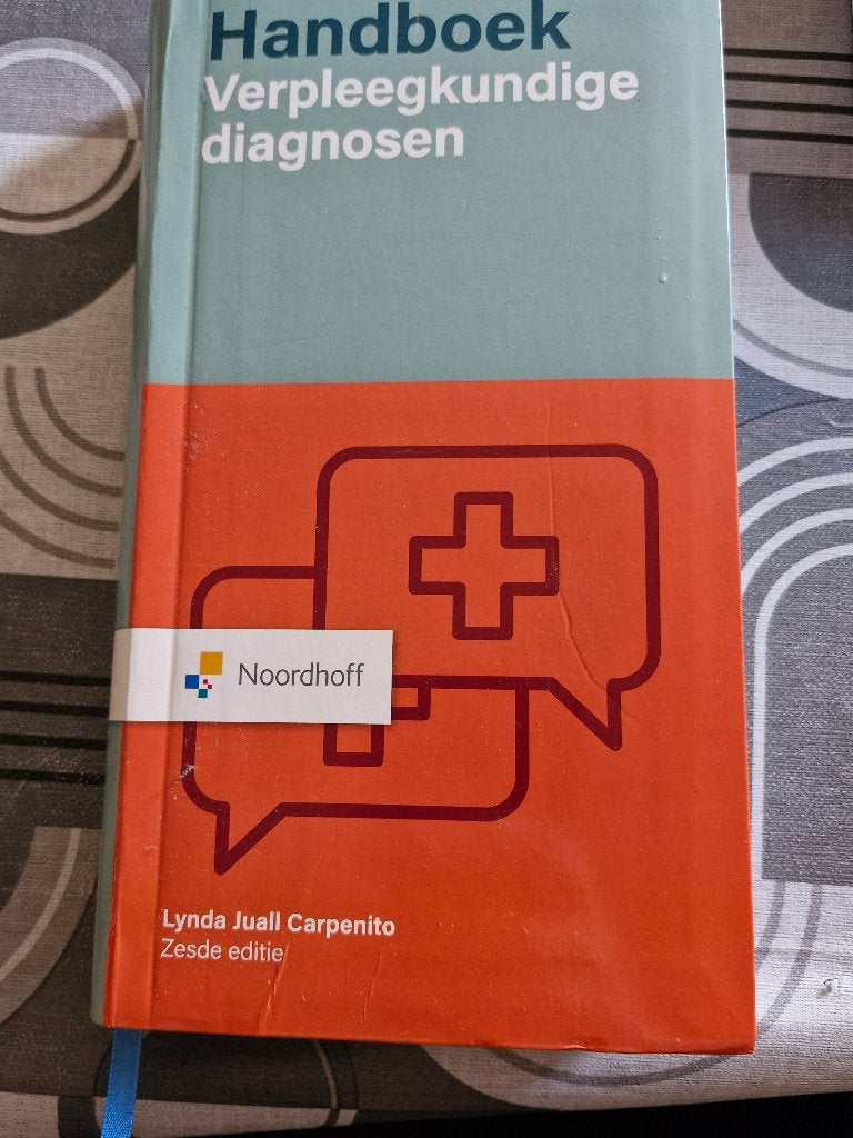 Handboek verpleegkundige diagnosen, Ophalen of Verzenden, Nieuw