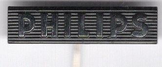 Philips zilverkleurig electronika speldje ( V_182 ), Verzenden, Zo goed als nieuw, Merk, Speldje of Pin