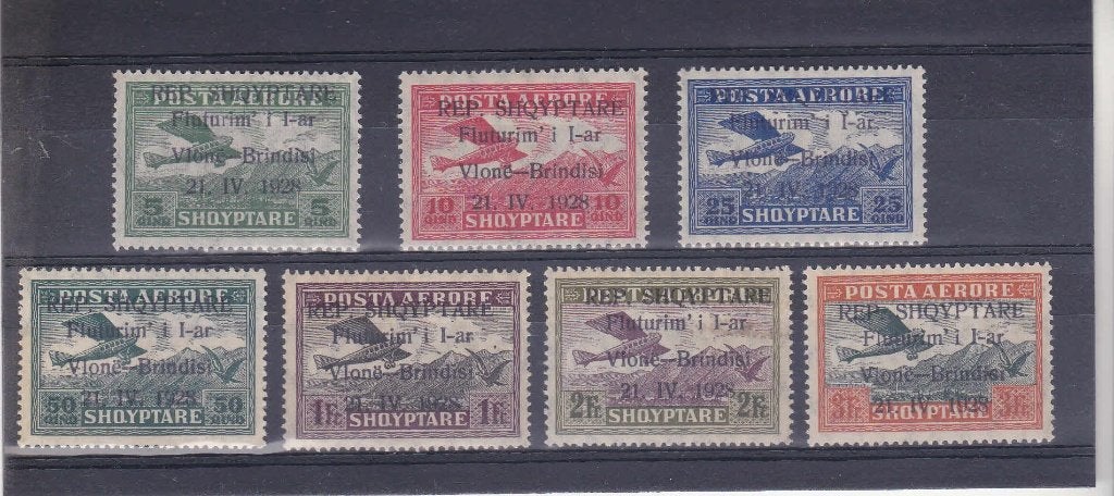 57. Albanie 162 - 168, Postzegels en Munten, Ophalen of Verzenden, Overige landen, Postfris
