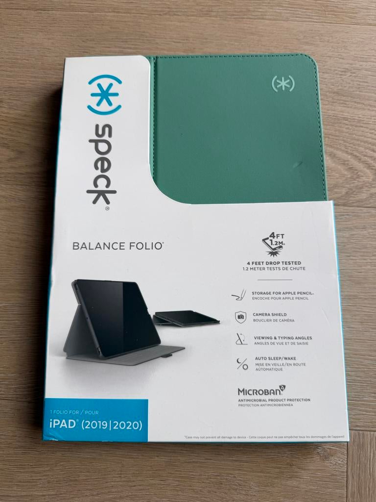 Speck Balance Folio iPad hoes voor iPad 2019/2020 - Nieuw, Computers en Software, Tablet-hoezen, Ophalen of Verzenden, Nieuw, Bescherming voor- en achterkant