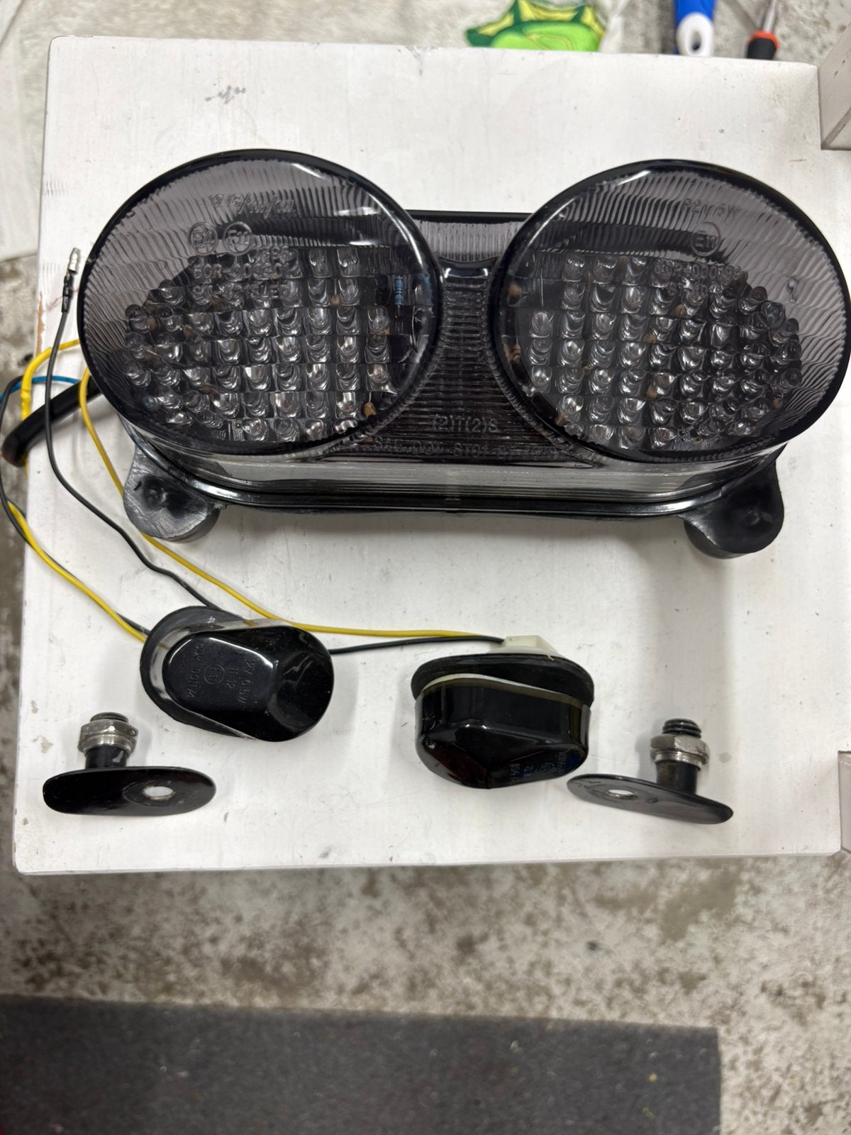 Kawasaki ZX9R smoke Led achter inclusief richtingaanwijzers, Motoren, Onderdelen | Kawasaki, Ophalen, Nieuw