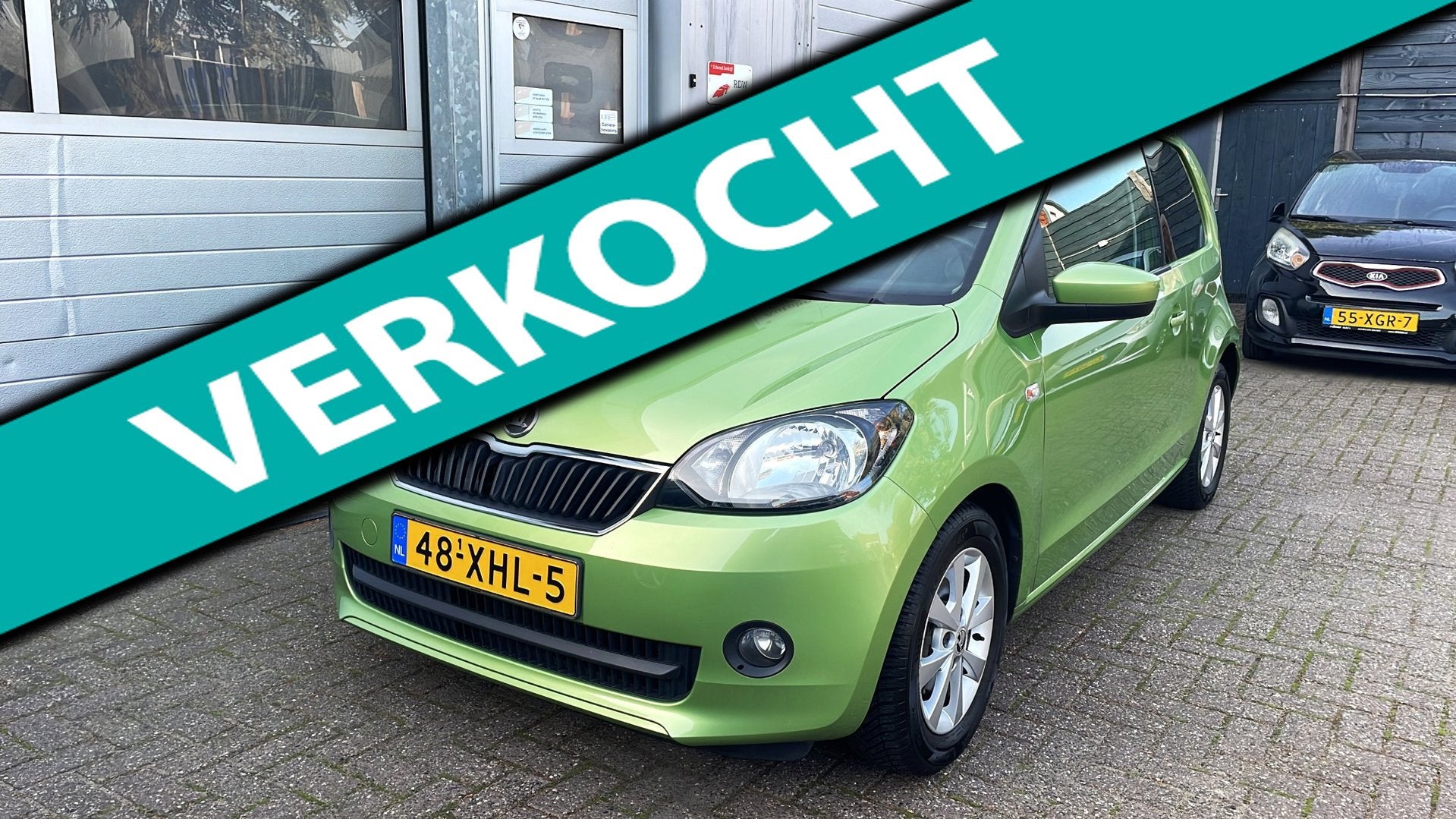 Skoda Citigo 1.0 Greentech Elegance-Navi-Clima-Cruise-Velgen, Auto's, Voorwielaandrijving, Stof, Gebruikt, 840 kg