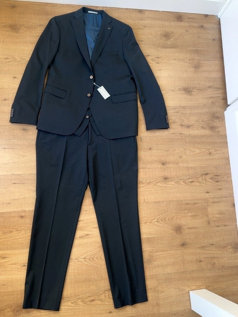 Michael Kors 3-delig pak zwart maat 56 Slim Fit Travel Suit, Zwart, Ophalen of Verzenden, Michael Kors, Maat 56/58 (XL)