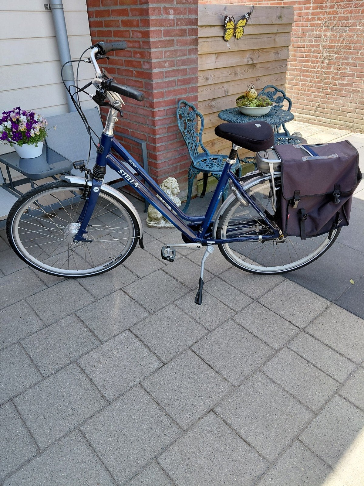mooie fiets merk stella blauw 26 inc, Ophalen, Gebruikt, Overige merken