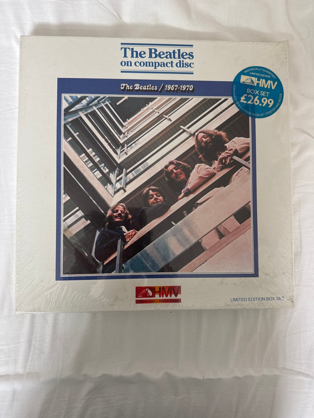 The Beatles 1967-1970 HMV Limited Edition Box Set, Rock, Boxset, Ophalen of Verzenden, Inclusief boekje