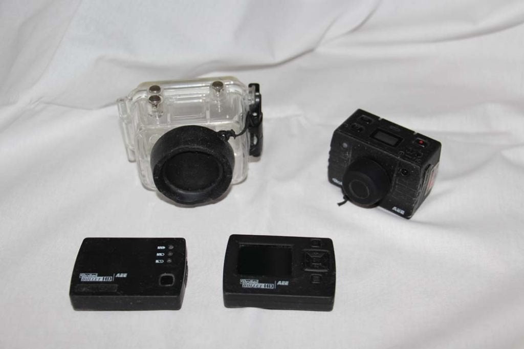 Rollei 5S Action camera defect + onderwaterbehuizing, Ophalen of Verzenden, Niet werkend, Rollei