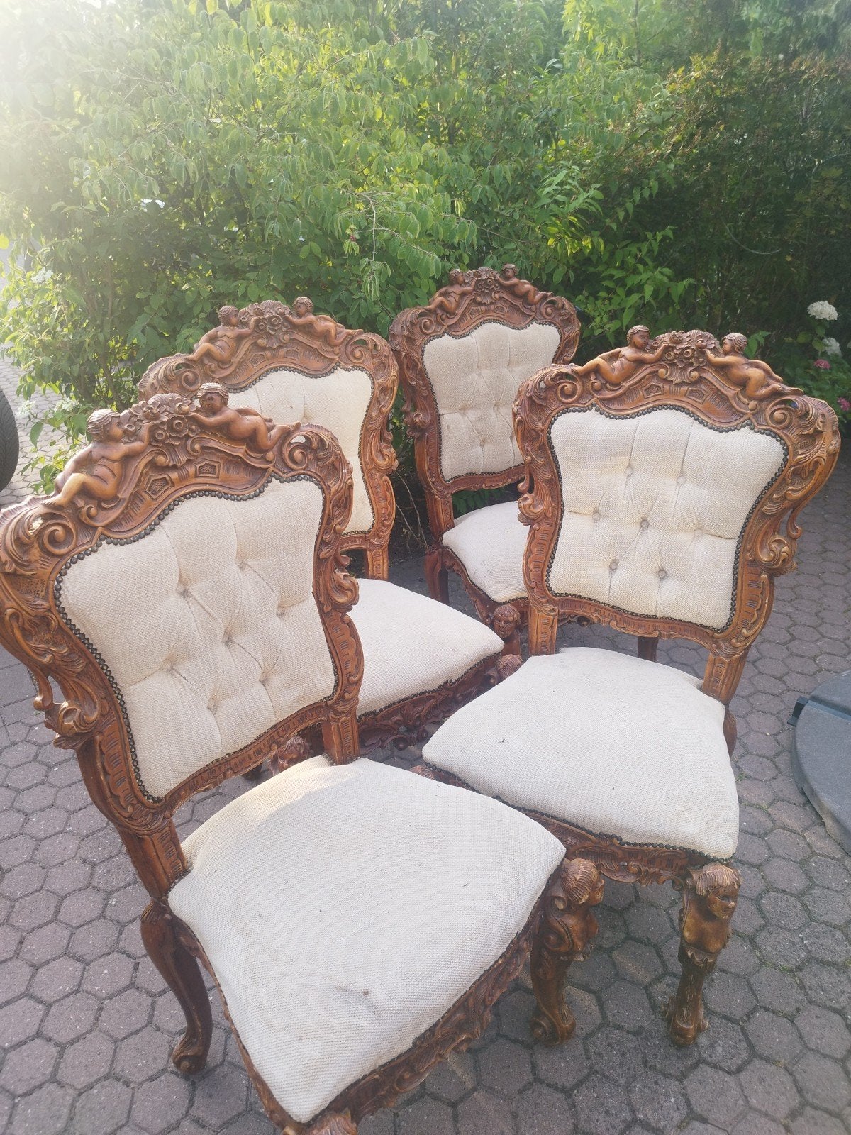 Stoelenset, Huis en Inrichting, Tafels | Salontafels, Ophalen of Verzenden