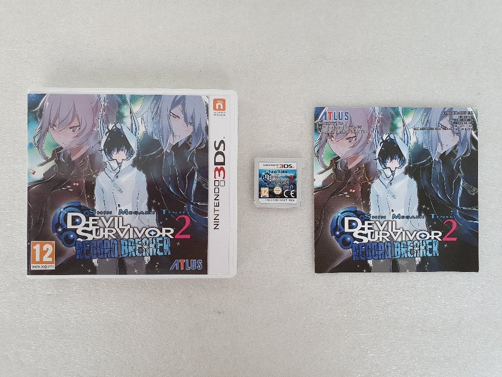 Nintendo 3DS: Devil Survivor 2 - Record Breaker, Spelcomputers en Games, Games | Nintendo 2DS en 3DS, Avontuur en Actie, Gebruikt