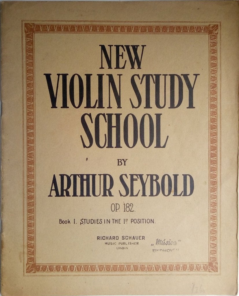 Arthur Seybold New Violin Study School Op. 182., Gebruikt, Verzenden, Klassiek, Les of Cursus