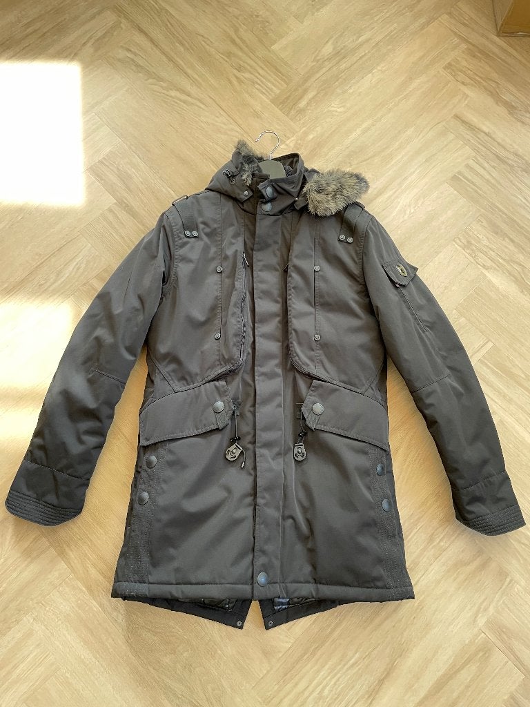 Wellensteyn Meteorite parka jas met capuchon, Maat 48/50 (M), Wellensteyn, Zwart, Ophalen of Verzenden