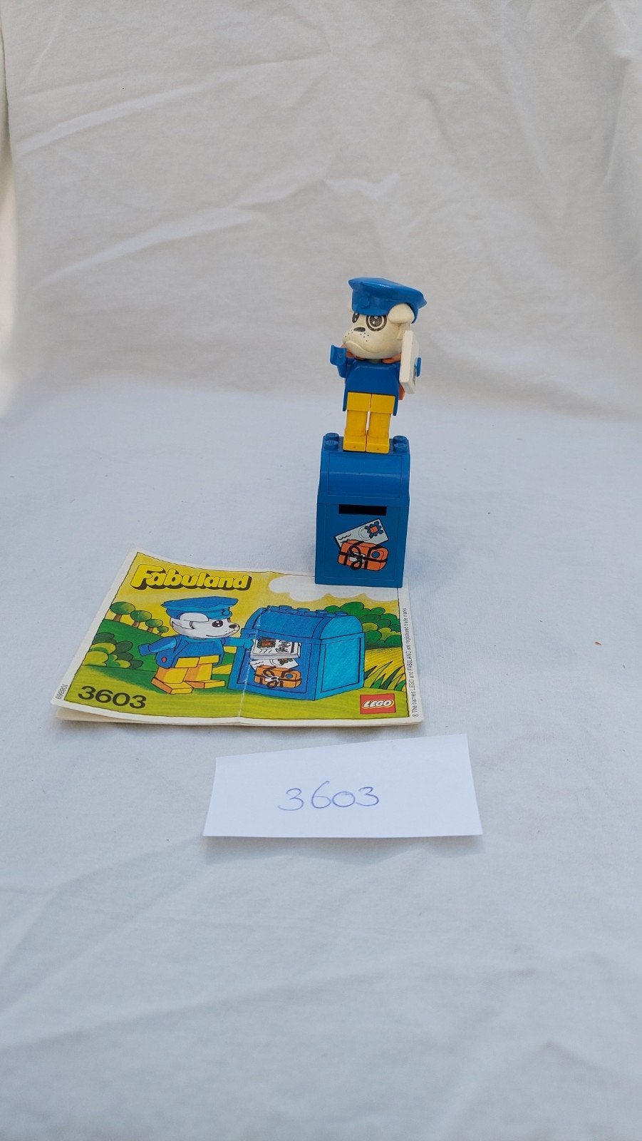 Lego Fabuland 3603 Postbode Hond met Brievenbus, Ophalen of Verzenden, Gebruikt