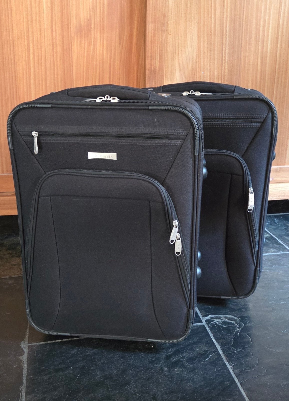 Decent Basis Line Handbagage Trolley - 55x36x18 cm, Wieltjes, 50 tot 60 cm, Ophalen of Verzenden, Zo goed als nieuw