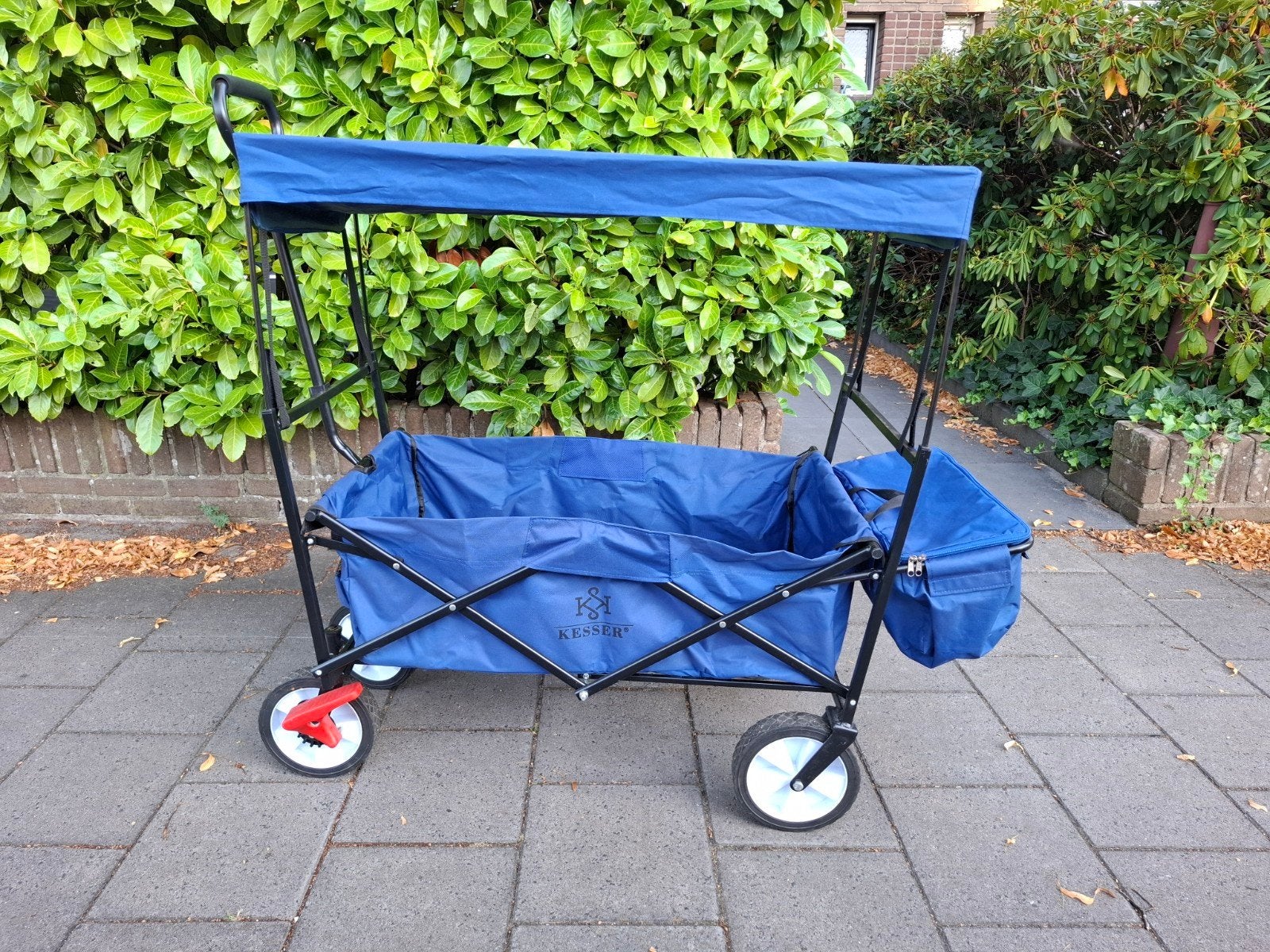 KESSER Bolderkar Opvouwbaar 100kg - Marineblauw, Caravans en Kamperen, Ophalen of Verzenden, Opvouwbaar, Gebruikt