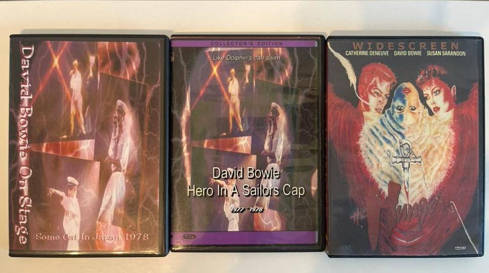 David Bowie DVD's: On Stage, Hero In A Sailors Cap & The Hun, Cd's en Dvd's, Vanaf 16 jaar, Ophalen of Verzenden, Gebruikt