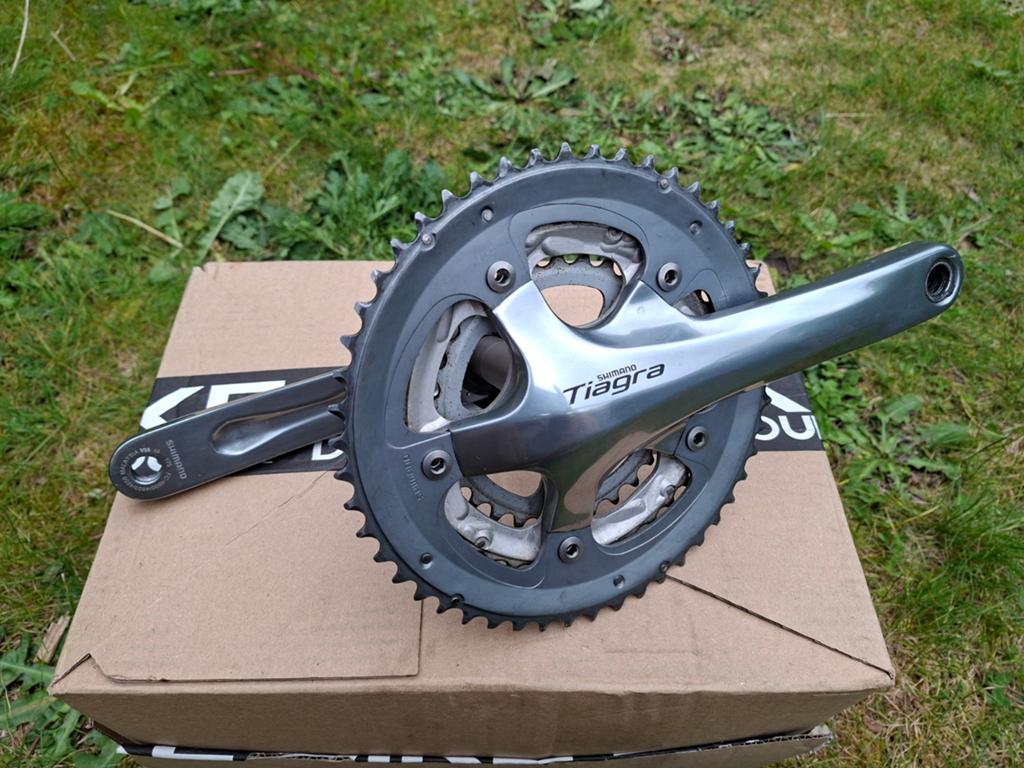 Shimano Tiagra FC-4603 Crankset 175mm, Fietsen en Brommers, Fietsonderdelen, Crankstel of Pedalen, Gebruikt, Ophalen of Verzenden