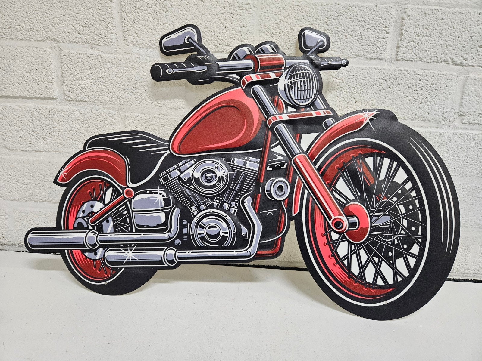 HARLEY DAVIDSON? LENGTE 70 CM , WANDBORD / PLAAT , NIEUW, Ophalen, Nieuw, Motoren