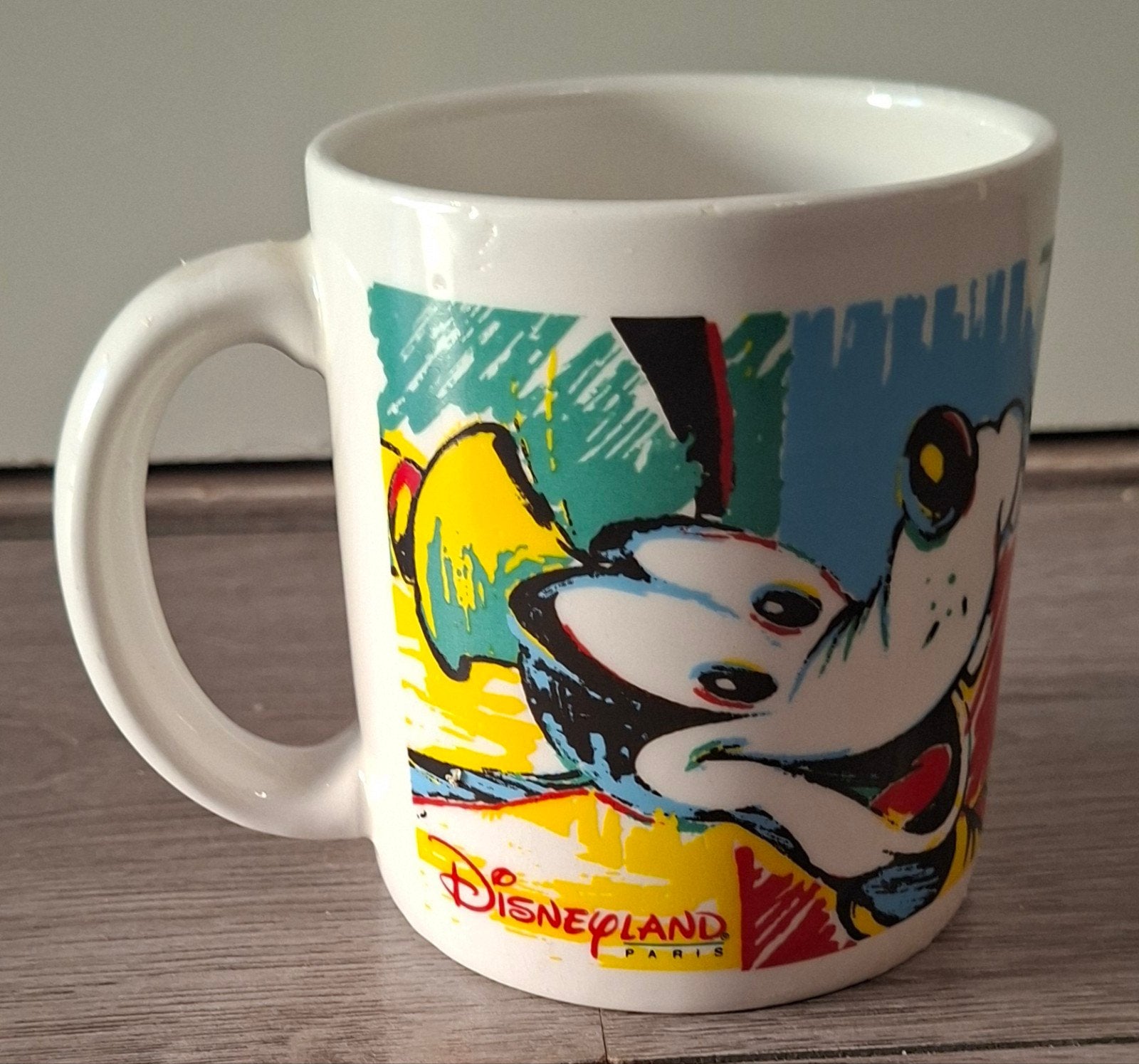 disneyland paris goofy kopje, Ophalen of Verzenden, Goofy of Pluto, Zo goed als nieuw, Servies