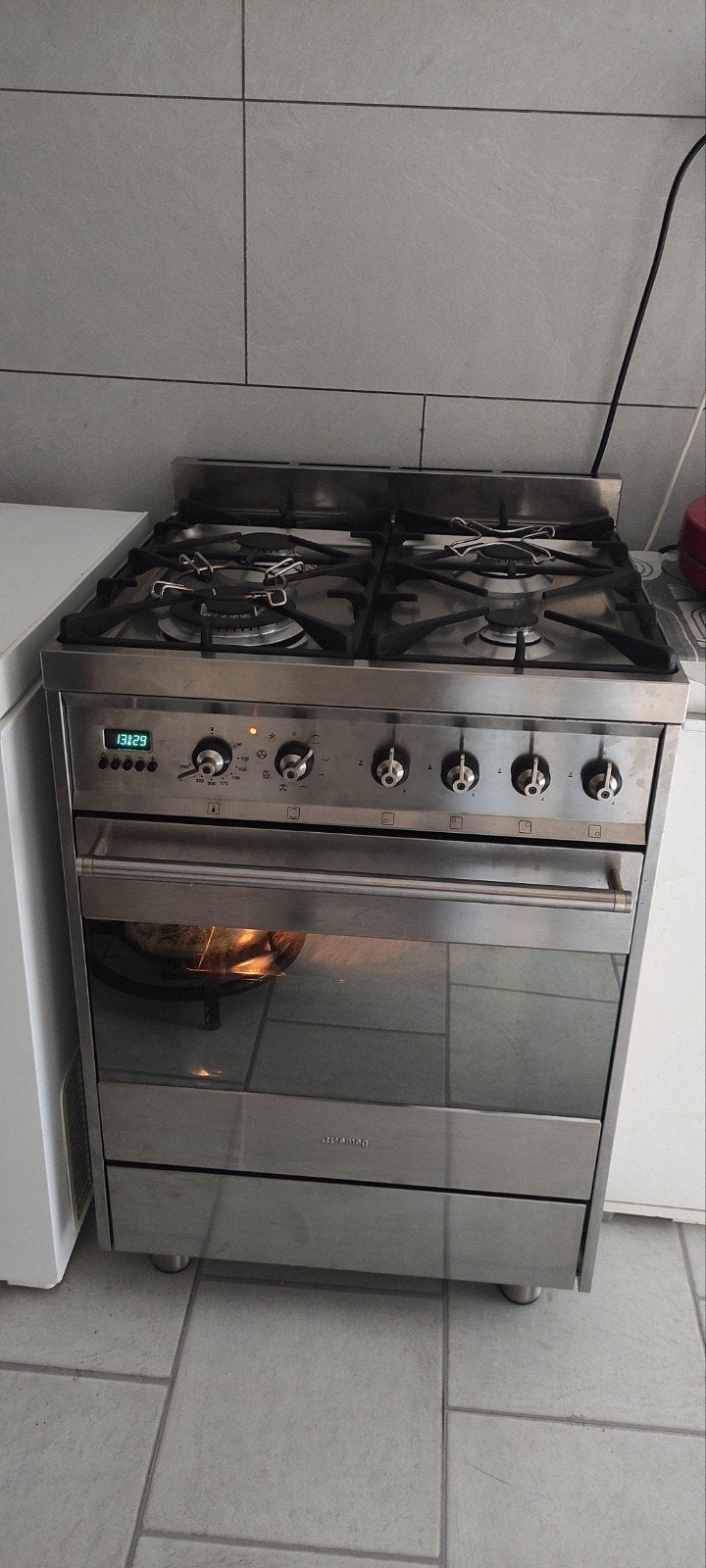 Smeg Heteluchtoven, Ophalen, Hete lucht, Vrijstaand, Heteluchtoven