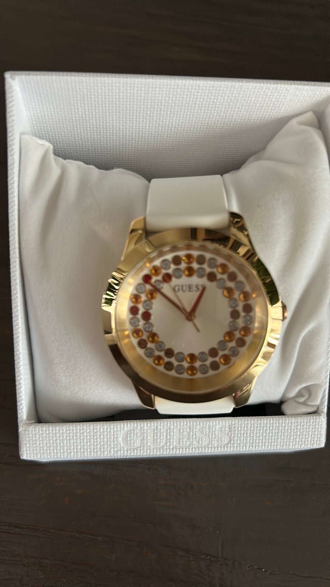 Nieuw Guess horloge wit met goud, Guess, Polshorloge, Nieuw, Kunststof