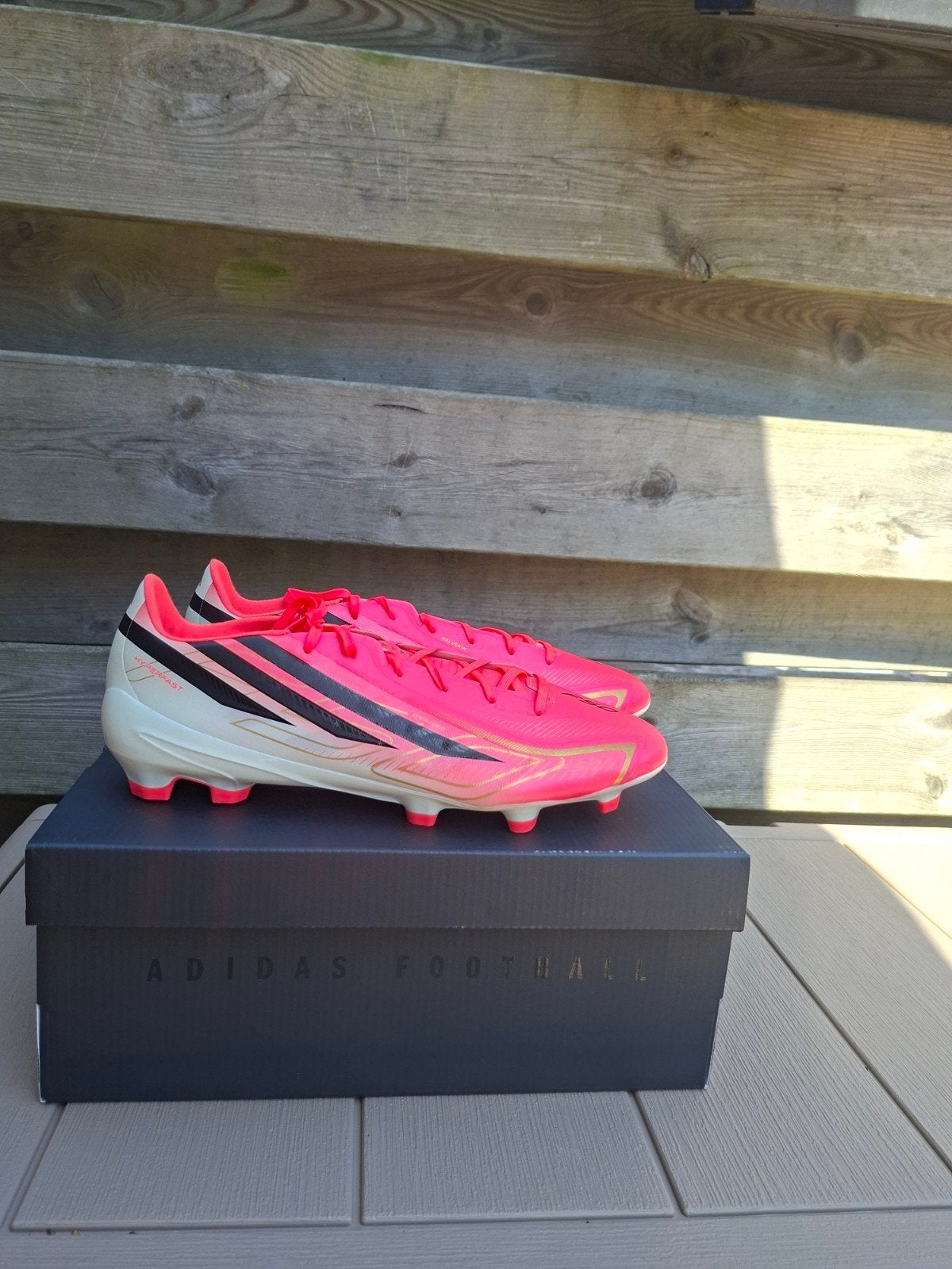 Adidas F50 Hyperfast League FG Voetbalschoenen Roze maat 42, Ophalen of Verzenden, Zo goed als nieuw, Schoenen