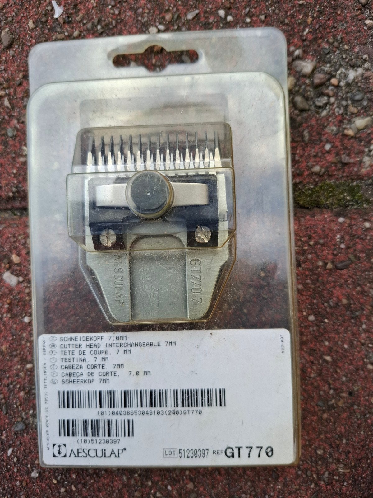 qesculap scheerkop 7mm, nieuw in de verpakking, Dieren en Toebehoren, Ophalen