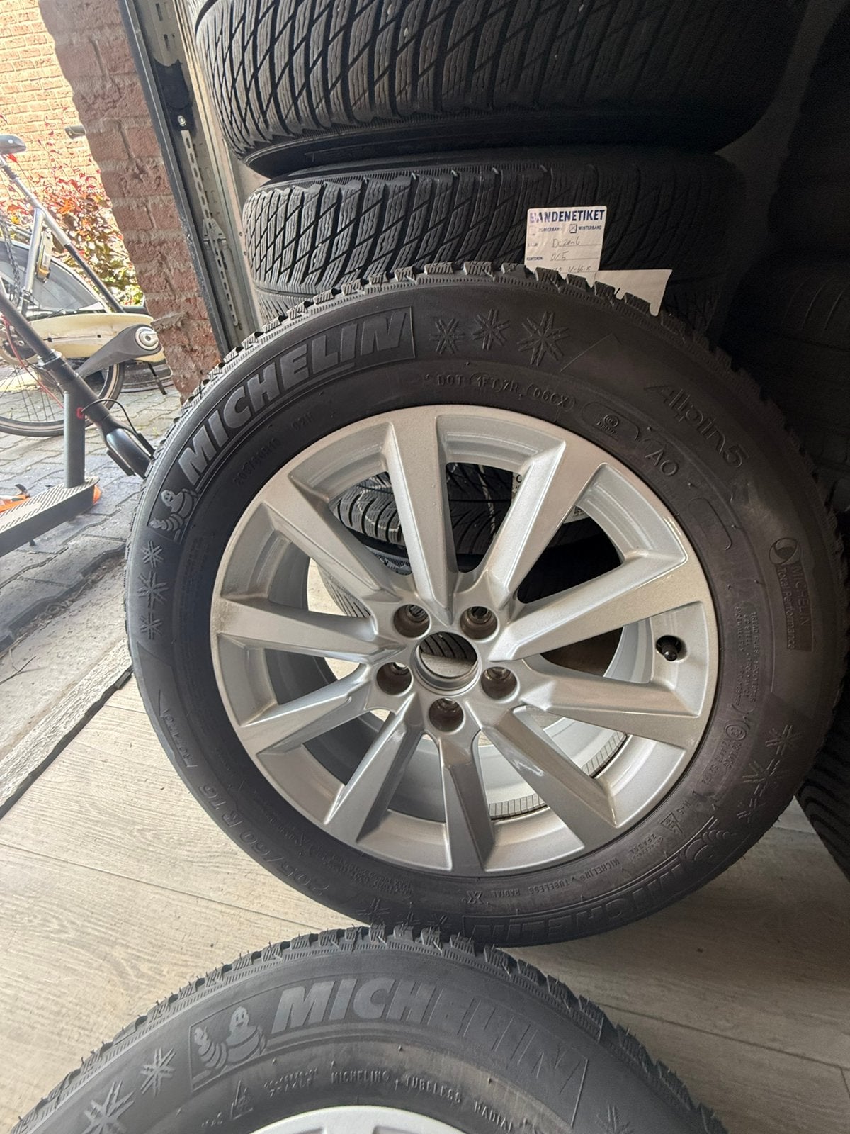 Orginele audi velgen/winter/16inch/banden als nieuw, Audi, 16 inch, ----, Banden en Velgen