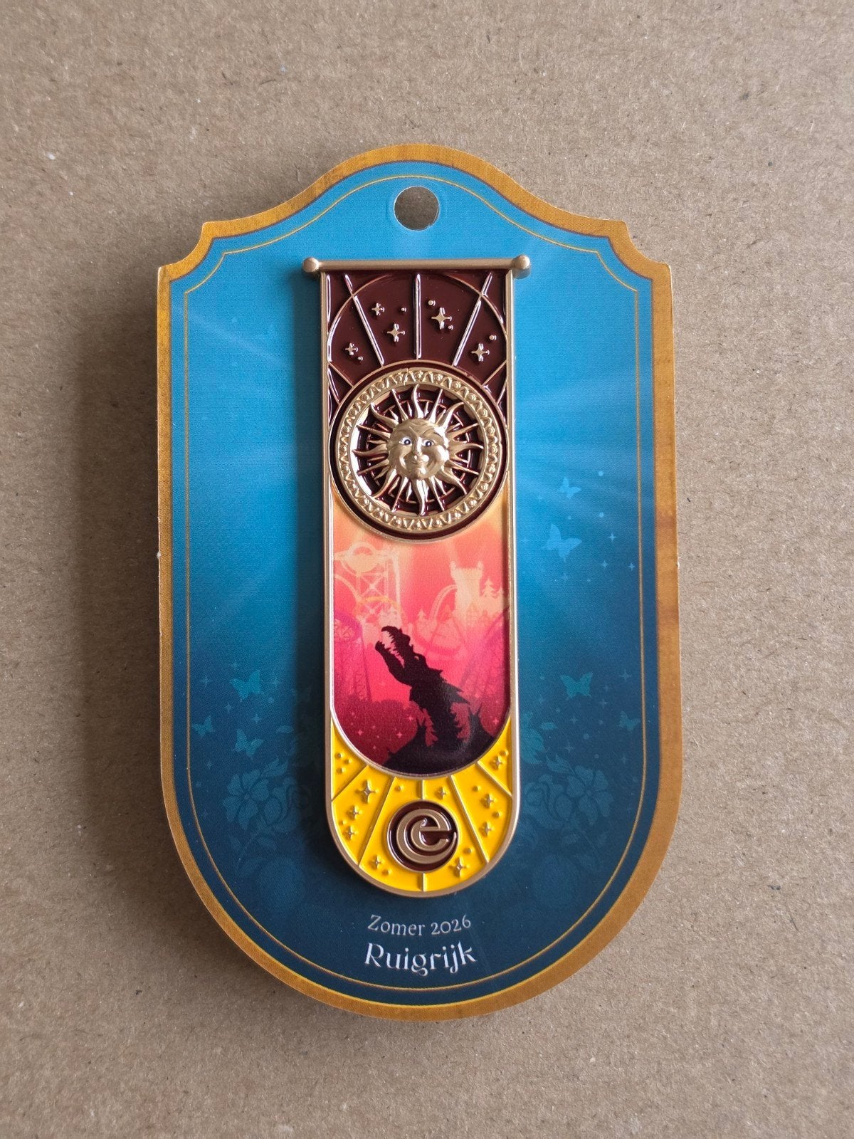Efteling Zomerpin 2026: Ruigrijk, Verzamelen, Efteling, Ophalen of Verzenden, Nieuw, Button of Speldje