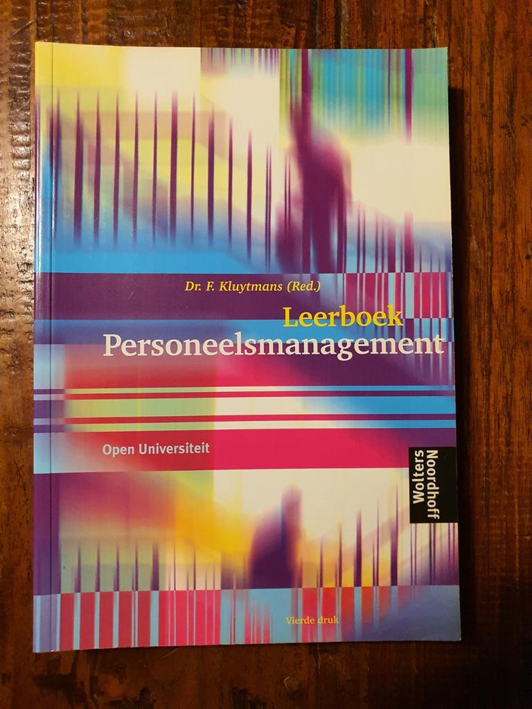 Kluytmans - Leerboek personeelsmanagement, Boeken, Kluytmans, Ophalen of Verzenden, Zo goed als nieuw, Nederlands