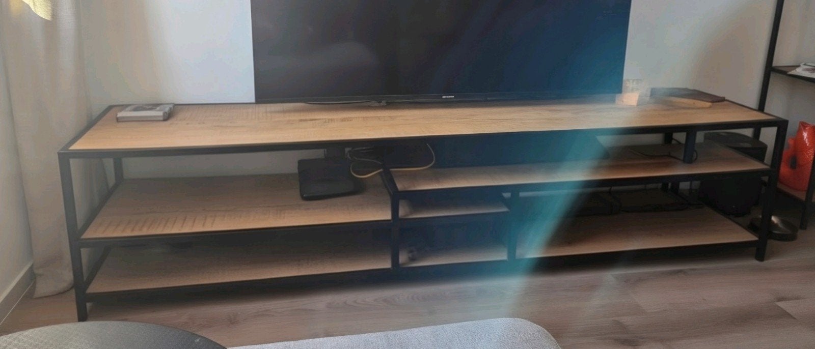 Tv meubel mango hout, Ophalen, Nieuw, 200 cm of meer, Minder dan 100 cm